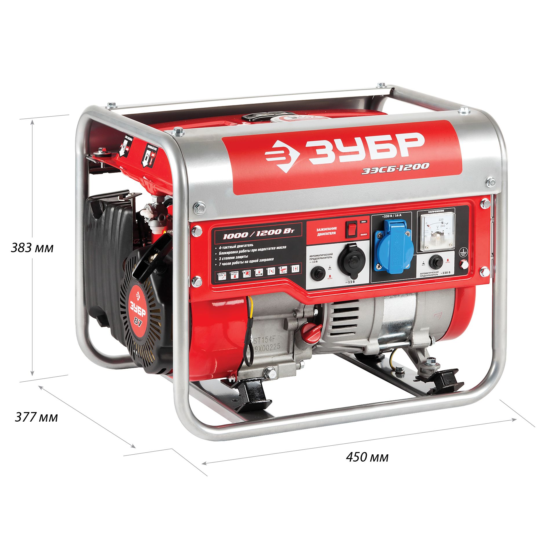 Генератор бензиновый ЗЭСБ-1200