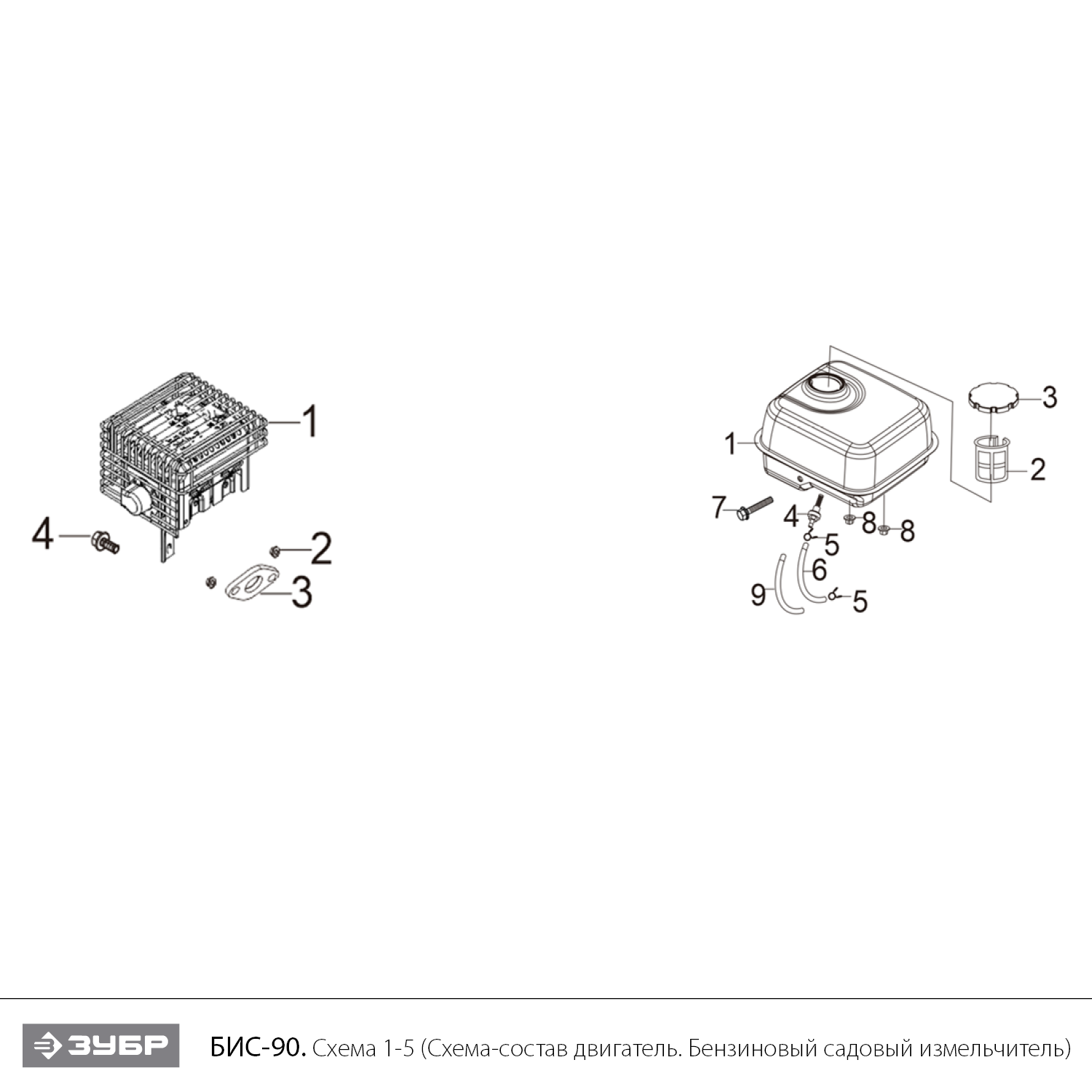 Садовый измельчитель БИС-90