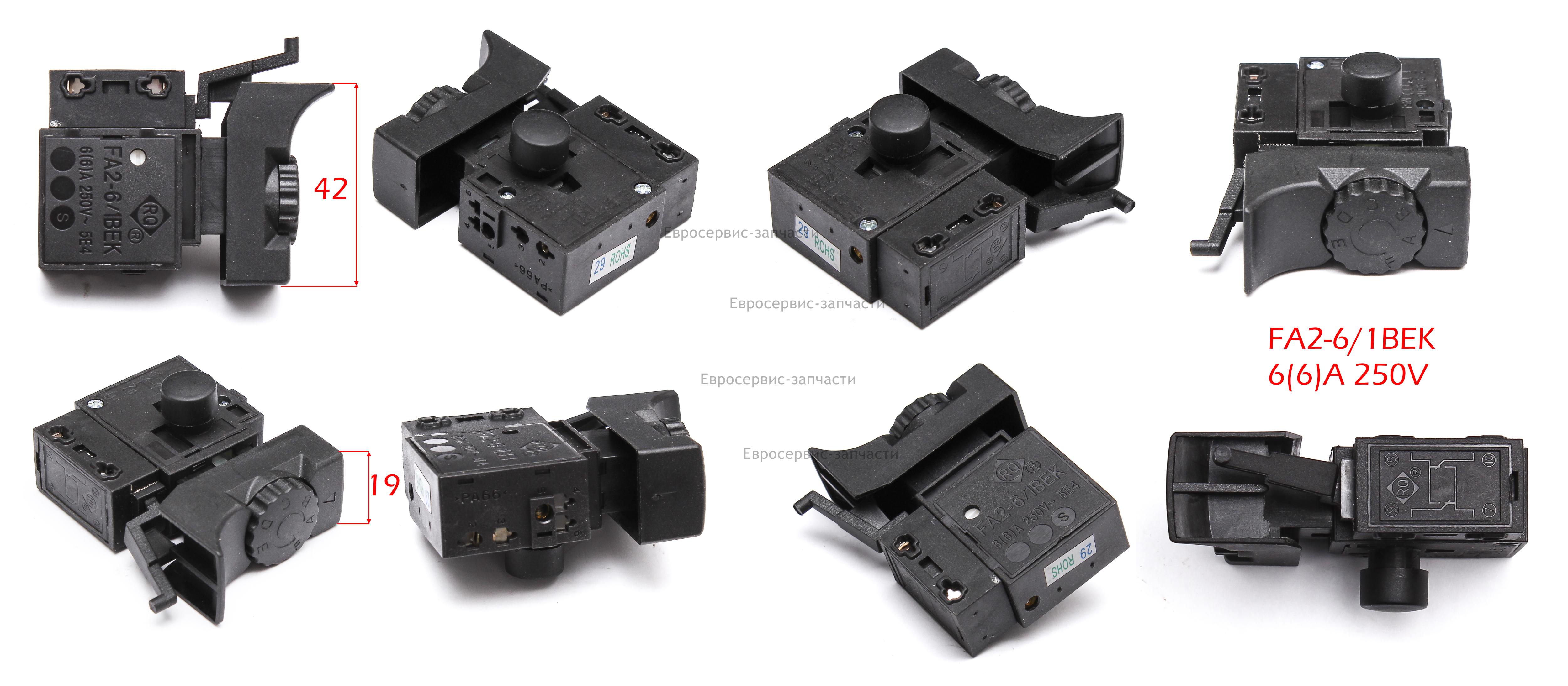 Выключатель FA2-6/1BEK. LD215/207-028. ДУ 800РЭ.РЭК. СМ.1803.036200