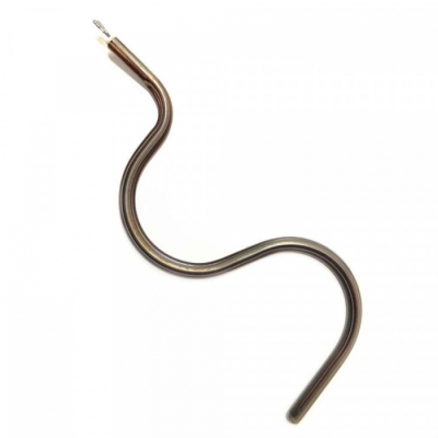 ТЭН духовки 1000W, нерж, L395мм, 2 контакта, S-образный, нижний, Мечта, 220V