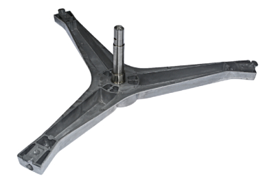 Крестовина барабана стиральной машины Samsung, лучи 24,5 см, вал 10,7 см, крепление под болт, код DC97-15182A, втулка из нержавейки