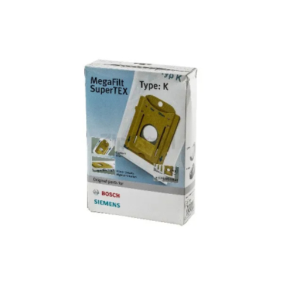 Комплект мешков Type K + фильтр мотора BBZ41FK для пылесоса Bosch, Siemens 00468265